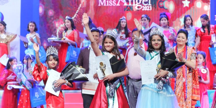 किन्जलले पहिरिइन् ‘लिटिल मिस एन्जल’को चौथौं संस्करणको ताज