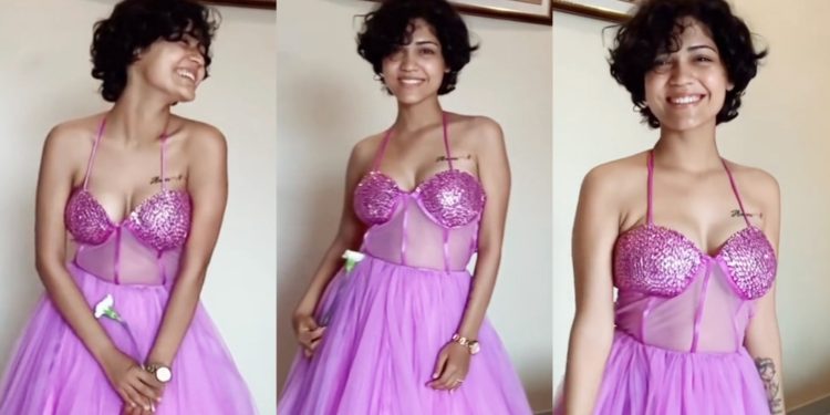 हट ड्रेसका कारण सकम्बरी गीतकी मोडल कुशुम शर्माको आलोचना