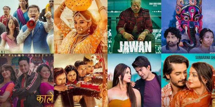 भदौमा नेपाली फिल्महरुको हाटबजार र भिडन्त, हिन्दीसंग भागाभाग