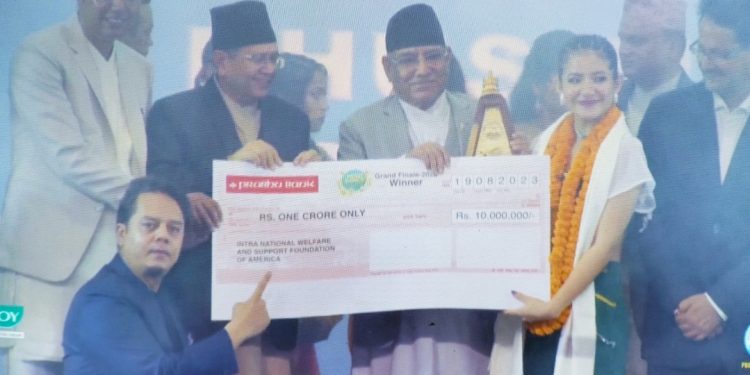 मेरो डान्स युनिभर्सको उपाधी खुशी कार्कीलाई, प्राप्त गरिन् १ करोड नगद पुरस्कार