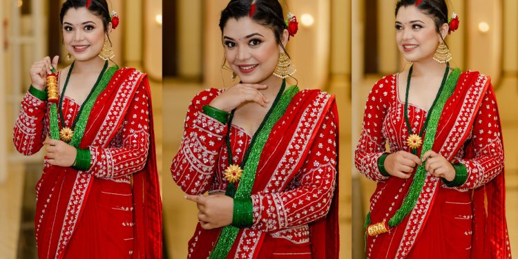 धपक्कै बलेकी गायिका समिक्षा अधिकारीको सिउँदोमा सिन्दुर ? (तस्विर सहित)