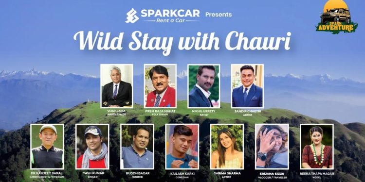 कलाकारहरू सहित करिब २०० जना ‘स्पार्क एड्भेन्चर’मा शैलुङ जाँदै