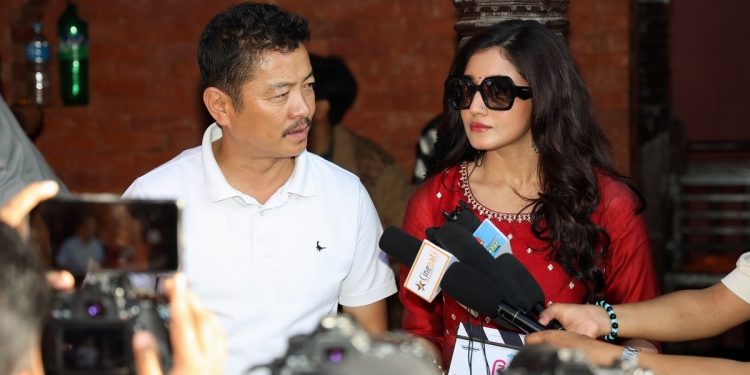 दायाहाङ राई र आँचल शर्माले जोडि बाँध्ने फिल्म ‘डिग्री माइला’को शुभ मुहुर्त सम्पन्न