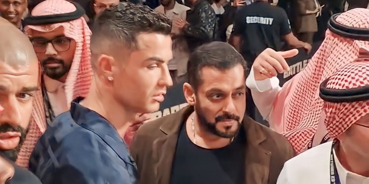 एकसाथ रहँदा पनि बोलेनन् बलिउड अभिनेता सलमान खान र फुटबलर क्रिस्टियानो रोनाल्डो