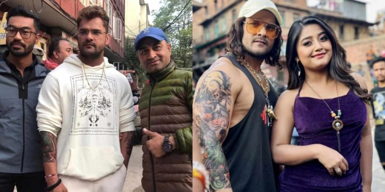 भोजपुरी स्टार खेसरीलालसंगै देखिए उषा उप्रेती, गुपचुपमा फिल्म छायांकन