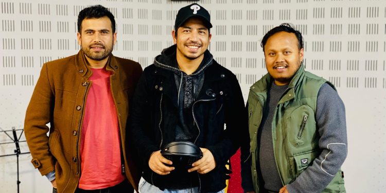 प्रकाश र शान्ति श्रीको स्वरमा रेकर्ड भयो फिल्म ‘पूजार सार्की’को गीत