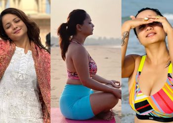 योग पोजसहित भारत घुमघाममा ‘ओशो सन्यासी’ बनेकी अभिनेत्री नम्रता सापकोटा