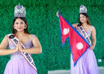 ‘मिसेस वर्ल्ड २०२४’मा सहभागी हुन अमेरिका उडिन् पृथ्वीया, ताज नेपाल ल्याउने लक्ष्य