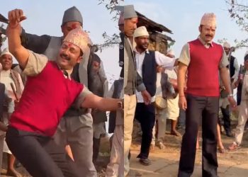 ‘पुजार सार्की’मा आर्यनको क्यारेक्टर लुक्ससहित नाच्दै गरेको भिडियो भाईरल