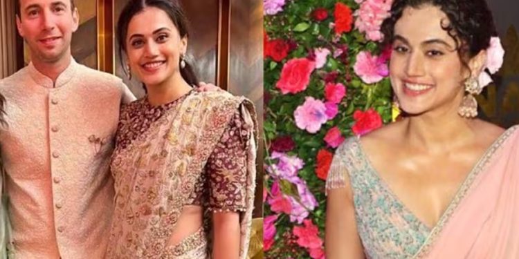 तापसी पन्नुले गरिन ब्याडमिन्टन खेलाडी मथियास बोसँग विवाह