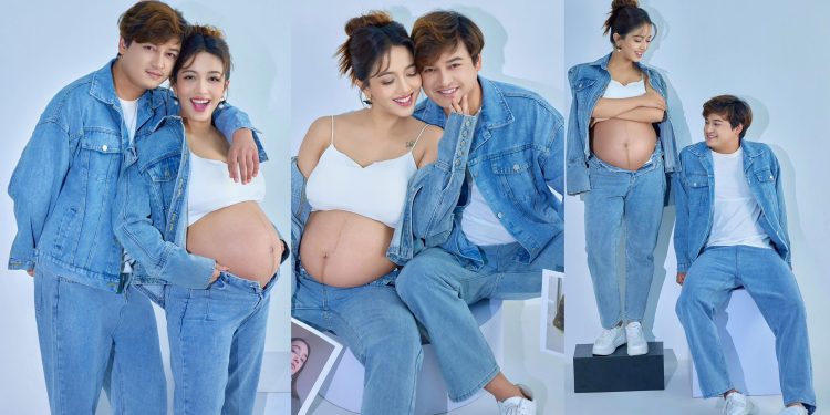 आमाबुवा बन्दै सलोन बस्नेत र करिश्मा केसी, सार्वजनिक गरे ‘बेबी बम्प’ तस्वीर