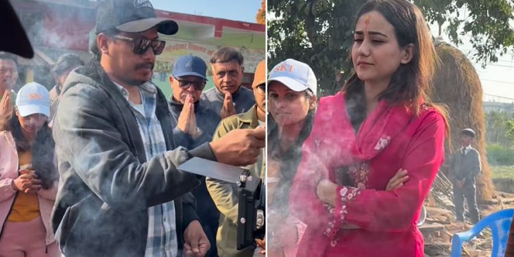 ‘बेहुली फ्रम मेघौली’ चलचित्रको छायांकन चितवनबाट सुरु