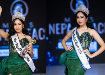 नर्स विधी लम्सालले जितिन् ‘मिस नेपाल पिस २०२४’को उपाधि