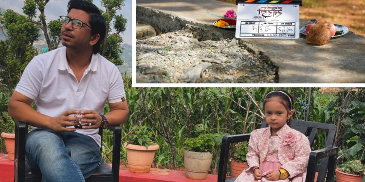 ‘पूर्ण बहादुरको सारङ्गी’को सुटिङ सुरु, प्रकाश सपूत र जान्भि पौडेलले दिए पहिलो सट