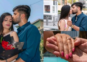 लोकप्रिय गायिका अस्मिता अधिकारी र गायक महेश काफ्लेले गरे इन्गेजमेन्ट