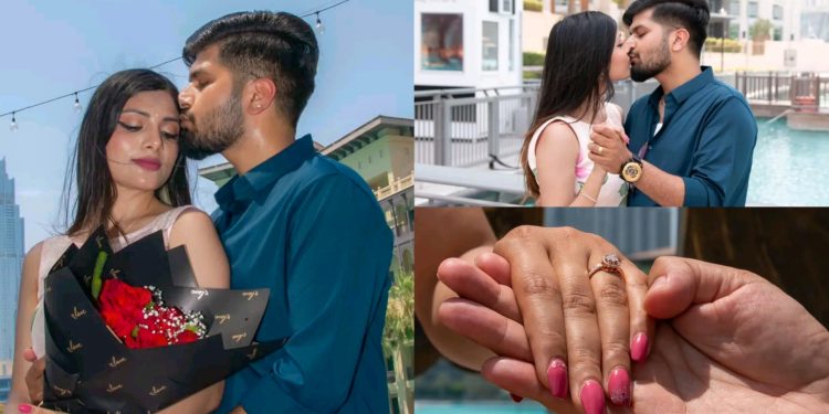 लोकप्रिय गायिका अस्मिता अधिकारी र गायक महेश काफ्लेले गरे इन्गेजमेन्ट