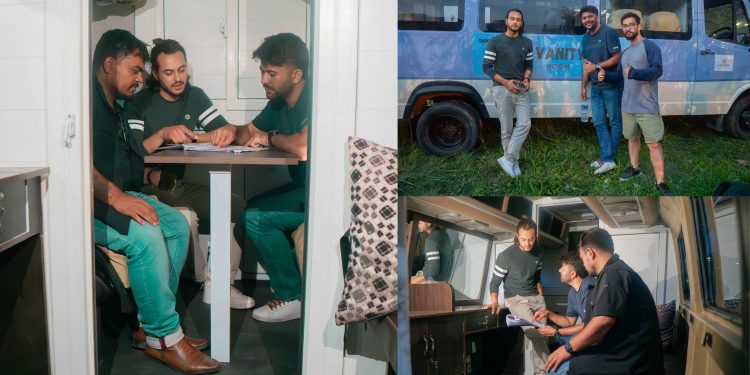 फिल्म ‘एक्टर’को सुटिङ्ग सेटमा अभिनेता प्रदिप खड्कालाई ‘भ्यानेटी भ्यान’