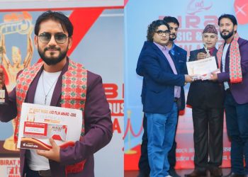 इटहरीका माधव केसी बने उत्कृष्ट मोडल, ‘किन दुख्छ मुटु’बाट थापे अवार्ड