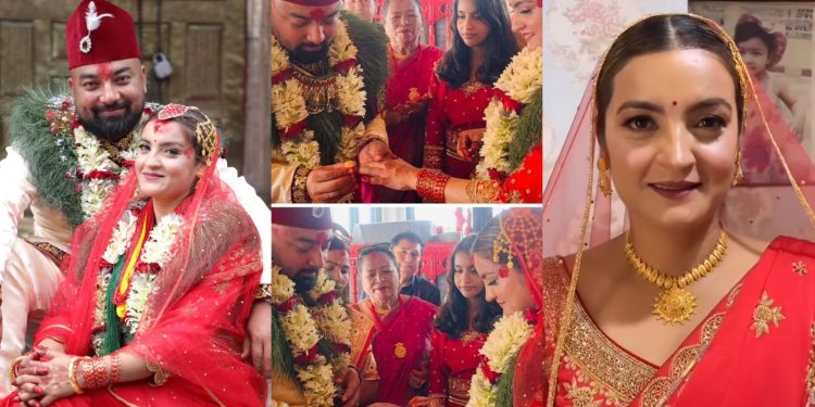 सुनसरीका काङ्ग्रेस नेतासंग अभिनेत्री अरुणिमा लम्सालको दोश्रो विवाह