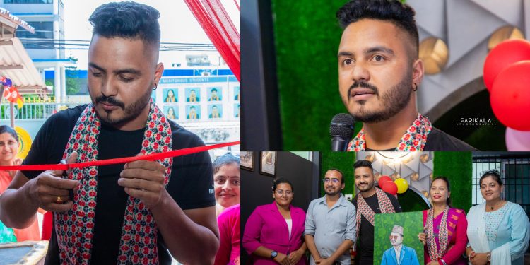 कमेडियन सुमन कार्किले गरे कफि खाँदा फोटो खिचेर दिने क्याफेको उद्घाटन