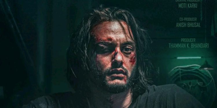 अनुहारमा चोट सहित फिल्म ‘एक्टर: टेक वान’मा देखिए प्रदिप खड्का