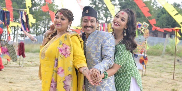 दीपाश्री निरौला, प्रियंका कार्की र सरोज ओलीको ‘दसैँ रमाइलो’