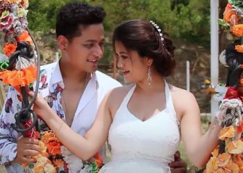 गीतकार डब्बु क्षत्रीको ‘तिमीसँग बोल्न मन लाग्यो’मा यसराज र शर्मिला