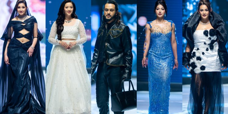 र्‍याम्पमा उत्रिए प्रदीपसंगै आँचल, साम्राज्ञी, मिरुना र शिल्पा (तस्वीरसहित)