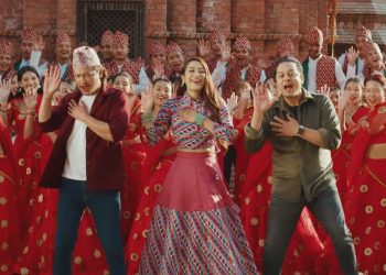 संगीतमा दुर्गेशकाे छलाङ: फिल्म ‘रंगी’को गीतमा दिलीप, नम्रता र सलोनको मज्जाको ठुम्का