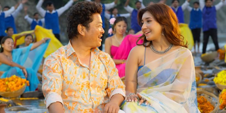 दया र आँचलको रोमान्सले भरिएको फिल्म ‘दुःखी आत्मा’को गीत सार्वजनिक