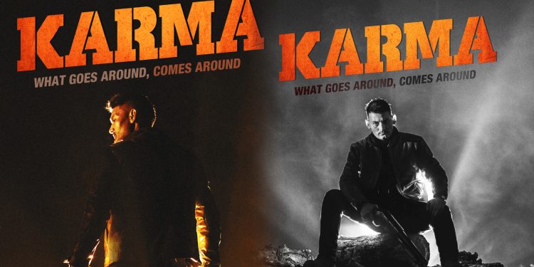 बदला, एक्सन र रहस्यको संकेतसहित ‘कर्मा’को फस्टलुक पोस्टर