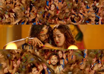 भव्य सेटमा ‘पिताम्बर’को ‘म त फ्यान भएँ’, प्रदीप र दिव्याको धमाकेदार डान्स