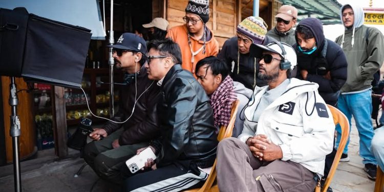 फिल्म ‘कोशेढुंगा’को छायांकन स्थलबाटै अनलाइन सम्पादन