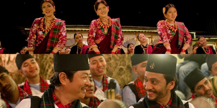 फिल्म ‘महाभोज’को कौडा गीतमा दयाहाङ, खगेन्द्र, अञ्जना, गौमाया र मलिका