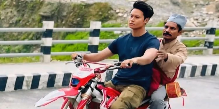 ‘माइतीघर’को सुटिङ सेटबाट धीरज र माग्ने बुढाको लुक्स सार्वजनिक