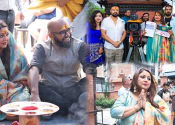 पाँडेको निर्देशन रहने ‘झरीपछिको इन्द्रेणी’ शुभमुहूर्त, बालेनको र्याप र उप्रेतीको कमब्याक