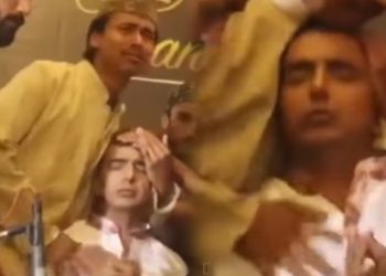 ‘जनै हराएको मान्छे’को गीत छायांकनमा भावनामा बग्दा गायक थानेश्वर बेहोस