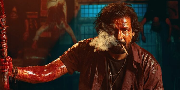 विराज भट्टको रगतले लतपतिएको लुक्स सार्वजनिक गर्दै ‘राम नाम सत्य’ को शुभसाइत