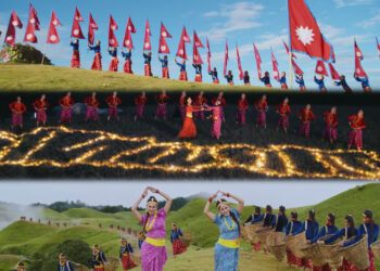 नेपालको चुच्चे नक्सासहित ‘माइतीघर’को टाईटल गीत रिलिज, उपासना र श्यामाश्रीको आकर्षक नृत्य