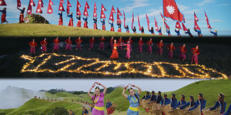 नेपालको चुच्चे नक्सासहित ‘माइतीघर’को टाईटल गीत रिलिज, उपासना र श्यामाश्रीको आकर्षक नृत्य