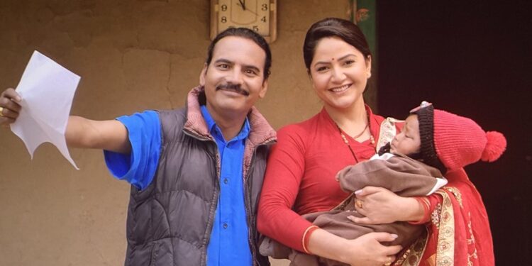 विवाहित जोडीको रुपमा सन्तानसहित माग्ने बुढा र वर्षा,  ‘माग्ने राजा’को दोस्रो श्रृंखला ‘माग्ने महाराज’ आउने पक्का