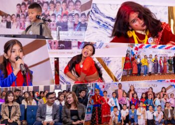 ‘मिस्टर एण्ड मिस लिटिल पुर्बेली’को ट्यालेन्ट राउण्डमा बालबालिकाले देखाए कला