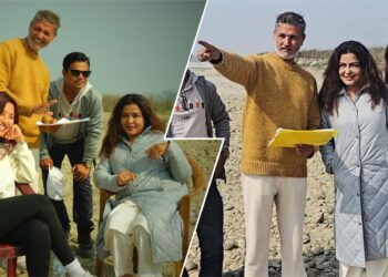 ‘फ्रेन्च किस’मा सुपरस्टार रेखा थापाको ‘सरप्राइज इन्ट्री’: अर्पण र थिन्लेसँग जोडिइन् रेखा