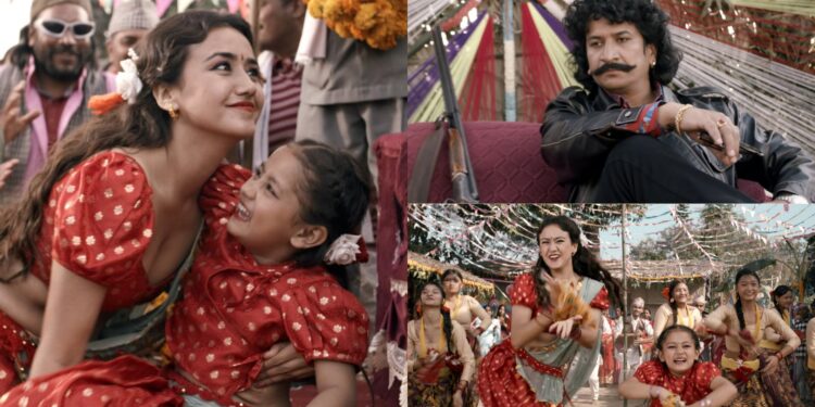 स्वस्तिमाको मनमोहक नृत्यसहित लालिबजारको ‘मायालाई के दिउँ म बैना’ सार्वजनिक