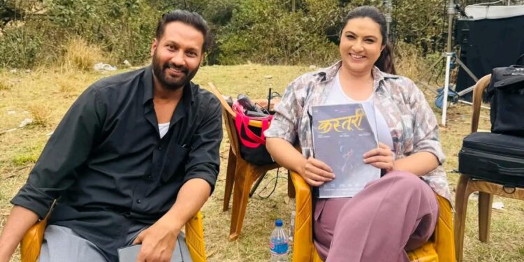 चुनावी हार भुल्दै ‘कस्तुरी’ सुटिङ सेटमा निखिल उप्रेतीसँग फर्किईन् निशा अधिकारी