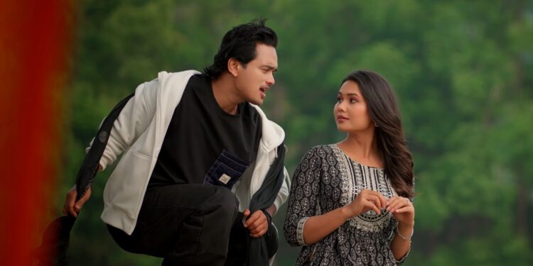 भक्तपुरको गुन्डुमा ‘हावा चल्यो सिरिरी’ : सुरज र अनुको स्वरमा कमल र जुनाको रोमान्स